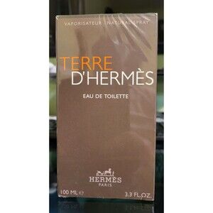 Hermés Terre d'Hermès 3.3oz Men's Eau de Toilette 100% AUTHENTIC. SEALED.